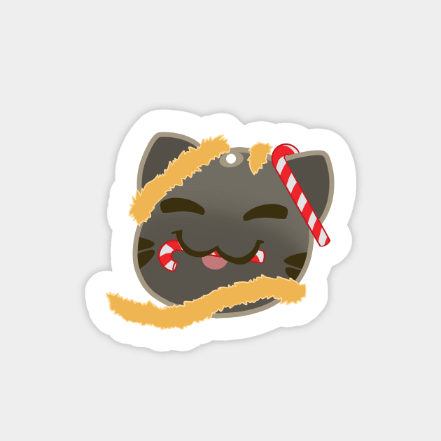 Christmas tabby Sticker by dragonlord19